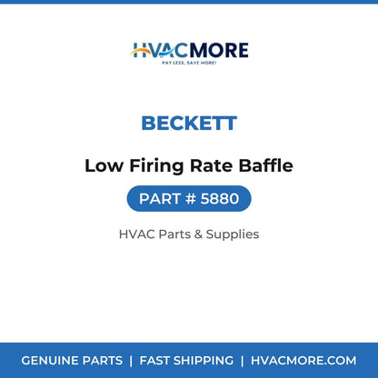 Beckett Low Firing Rate Baffle 5880