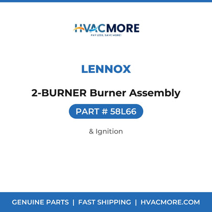 Lennox 2-BURNER Burner Assembly 58L66