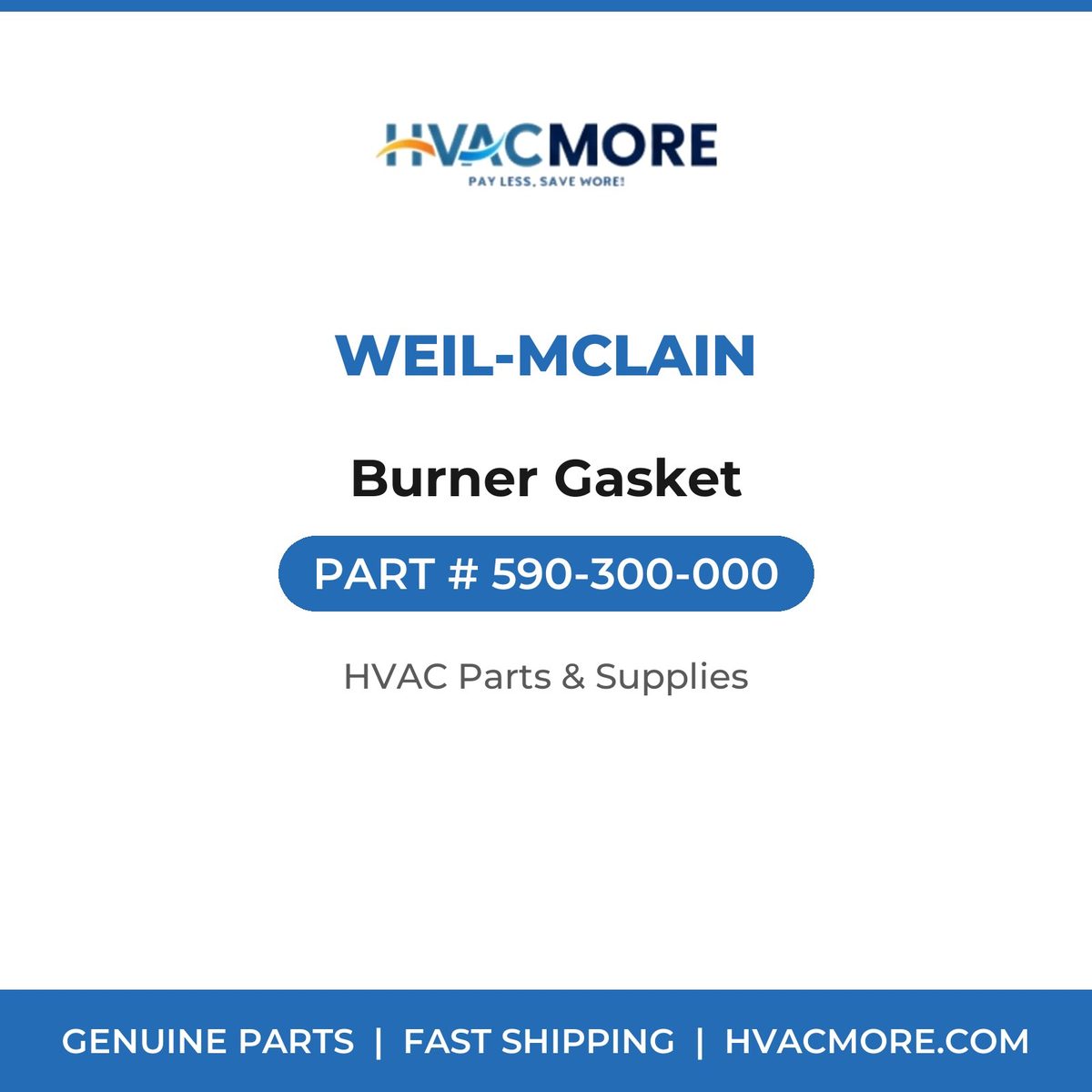 Weil-McLain Burner Gasket 590-300-000