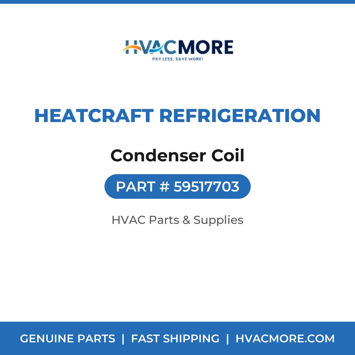 Heatcraft Refrigeration Condenser Coil 59517703