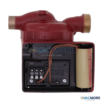 Grundfos 1/2" Sweat UP15-18BUC5 1-SPEED Bronze Circulator Pump, 115V, 1/25 HP 59896123