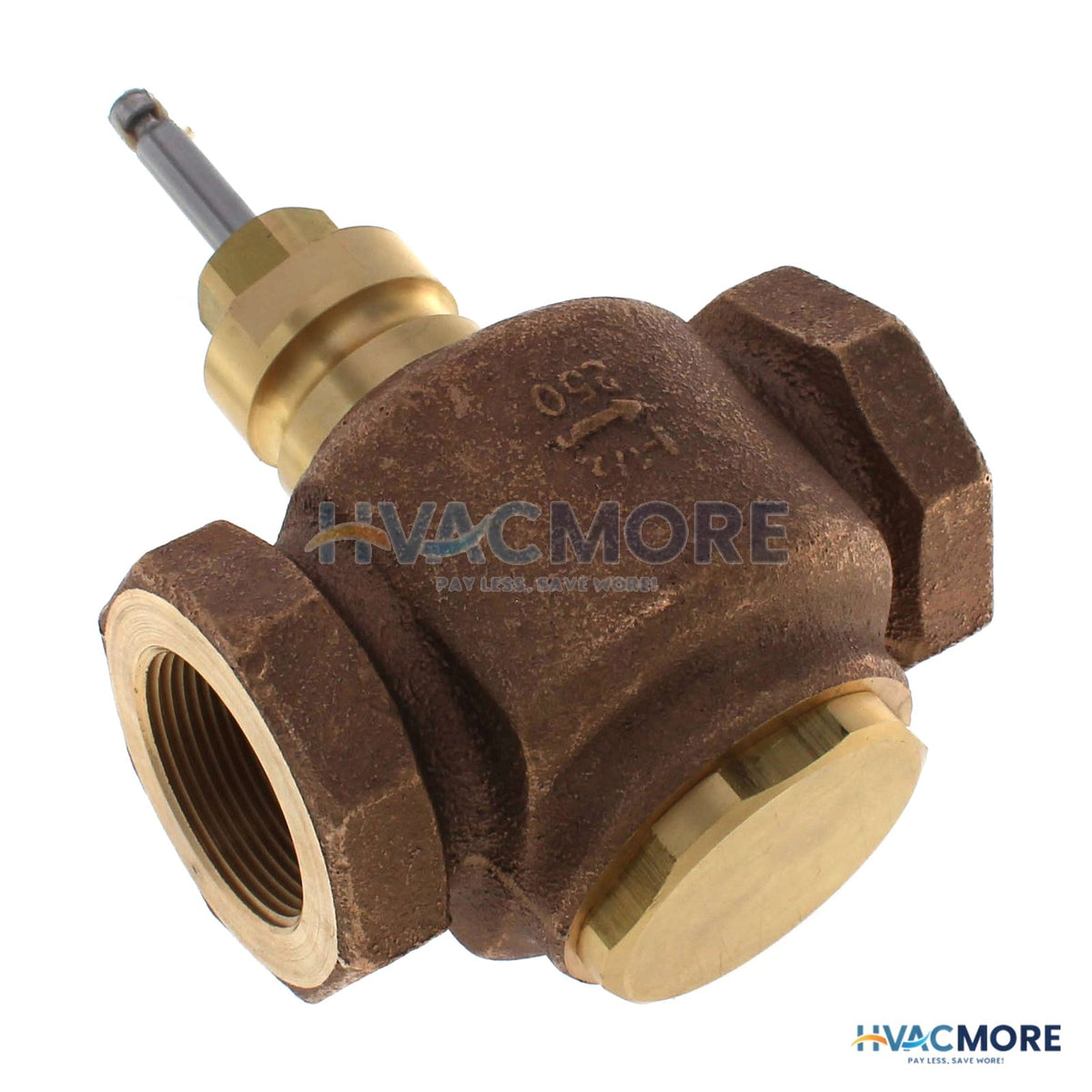 Siemens 2" 2-WAY N/C Stainless Steel Linear Valve Body, Female x Female (40 Cv) 599-03080