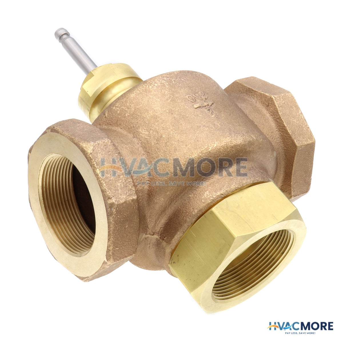 Siemens 2" 3-WAY Brass Mixing Valve Body, Female x Female (40 Cv) 599-03206