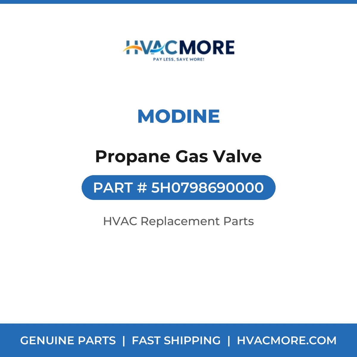 Modine Propane Gas Valve 5H0798690000