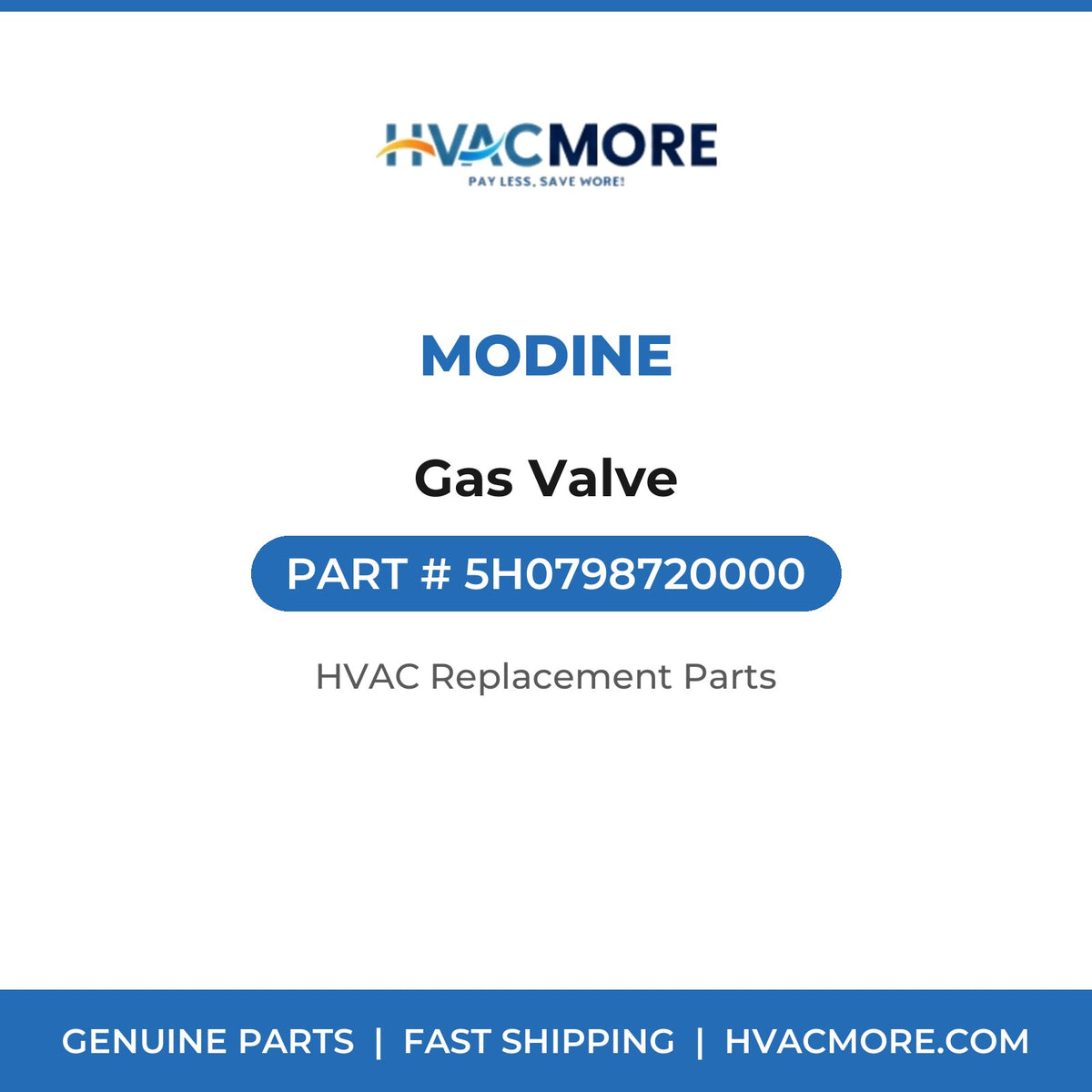 Modine Gas Valve 5H0798720000