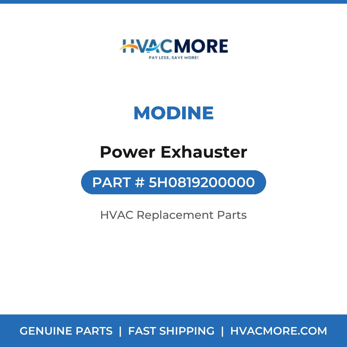 Modine Power Exhauster 5H0819200000