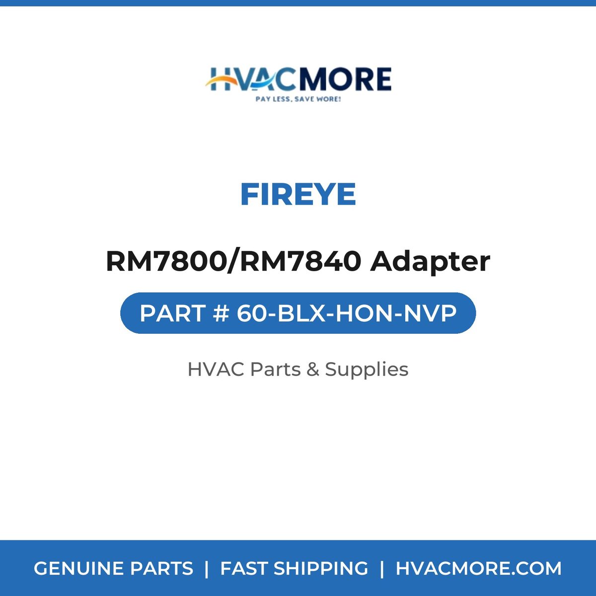 Fireye RM7800/RM7840 Adapter 60-BLX-HON-NVP