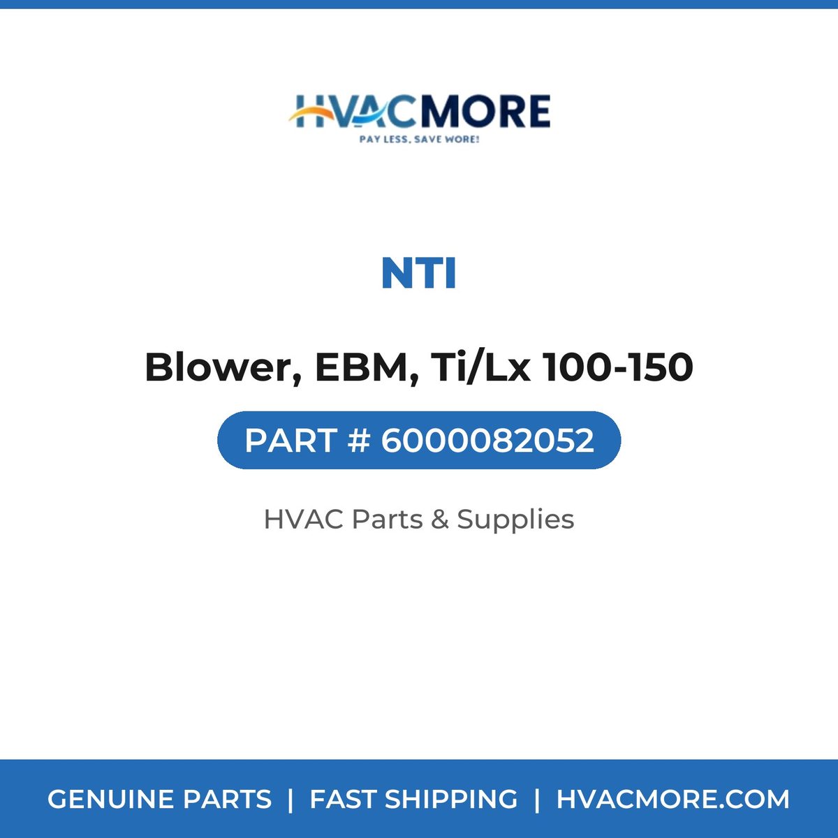 NTI Blower, EBM, Ti/Lx 100-150 6000082052
