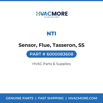 NTI Sensor, Flue, Tasseron, SS 6000083608