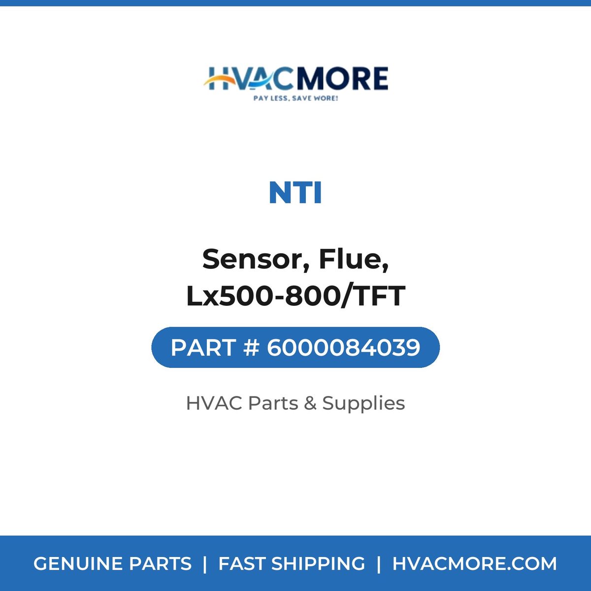NTI Sensor, Flue, Lx500-800/TFT 6000084039
