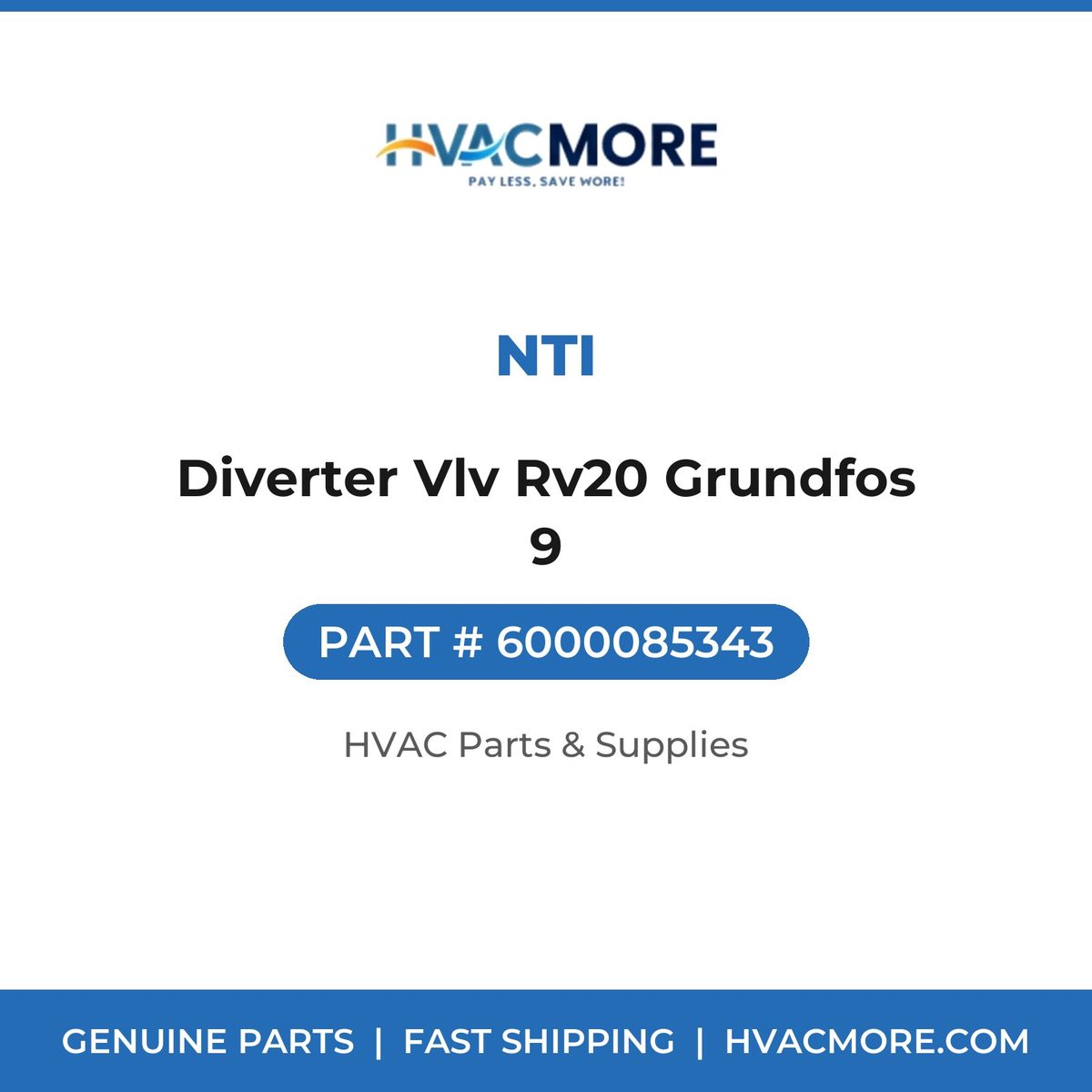 NTI Diverter Vlv Rv20 Grundfos 9 6000085343