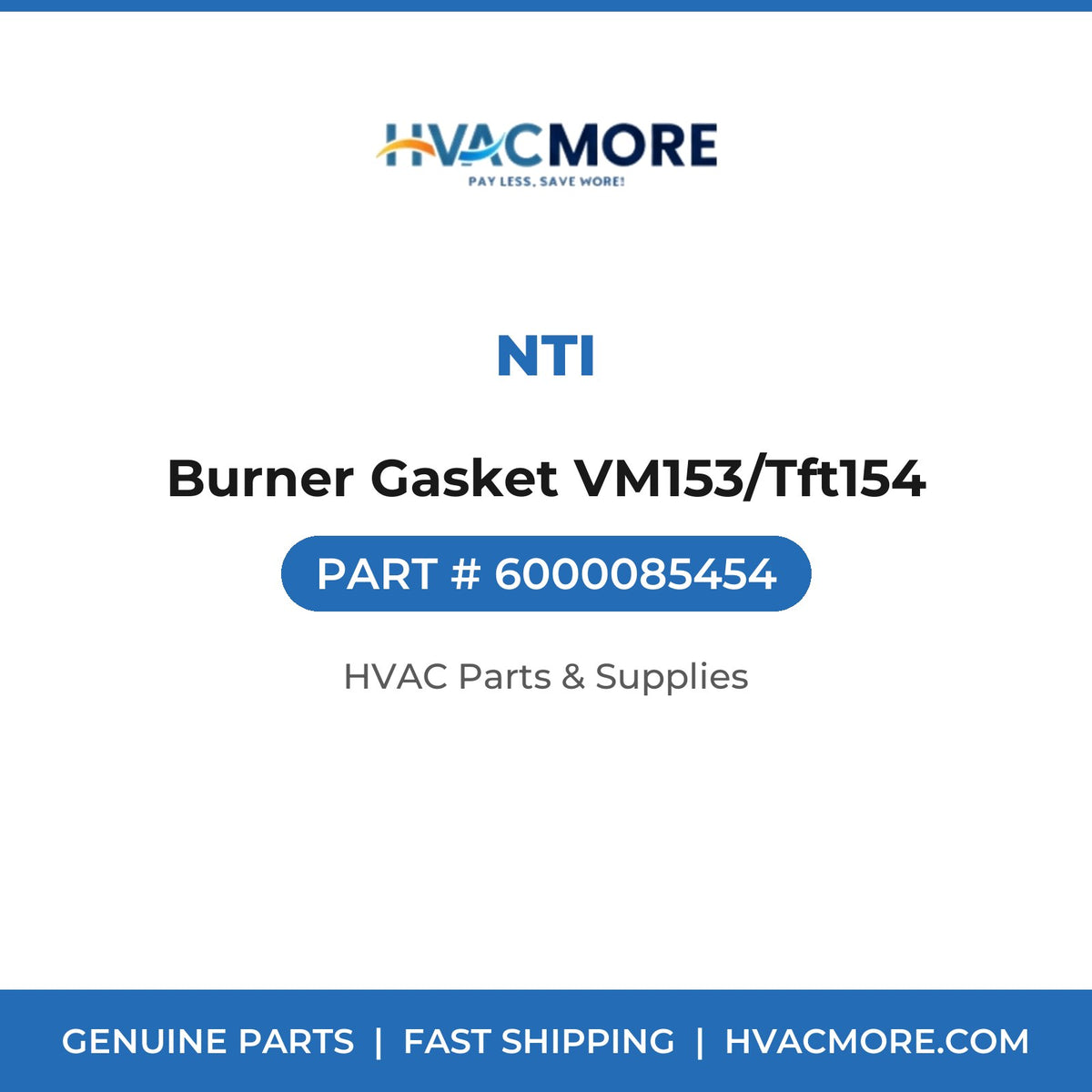 NTI Burner Gasket VM153/Tft154 6000085454