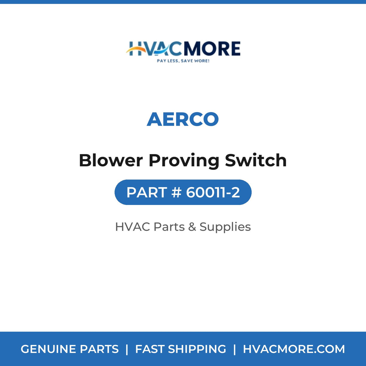 AERCO Blower Proving Switch 60011-2
