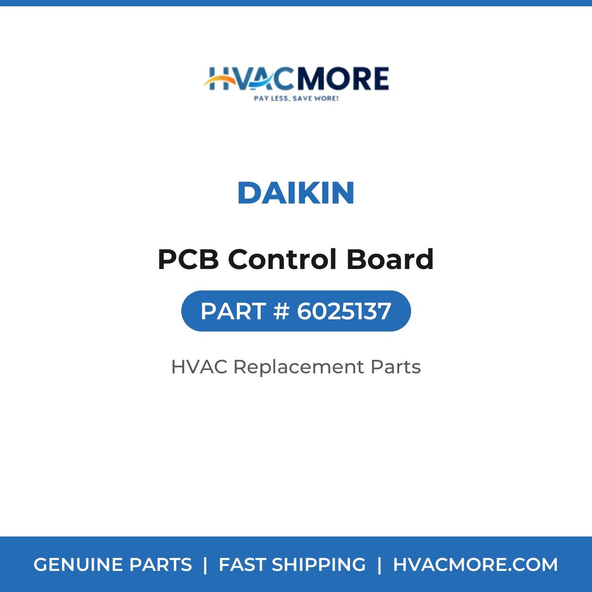 Daikin PCB Control Board 6025137
