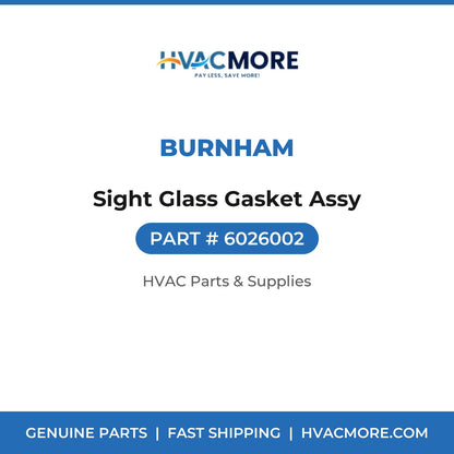 Burnham Sight Glass Gasket Assy 6026002