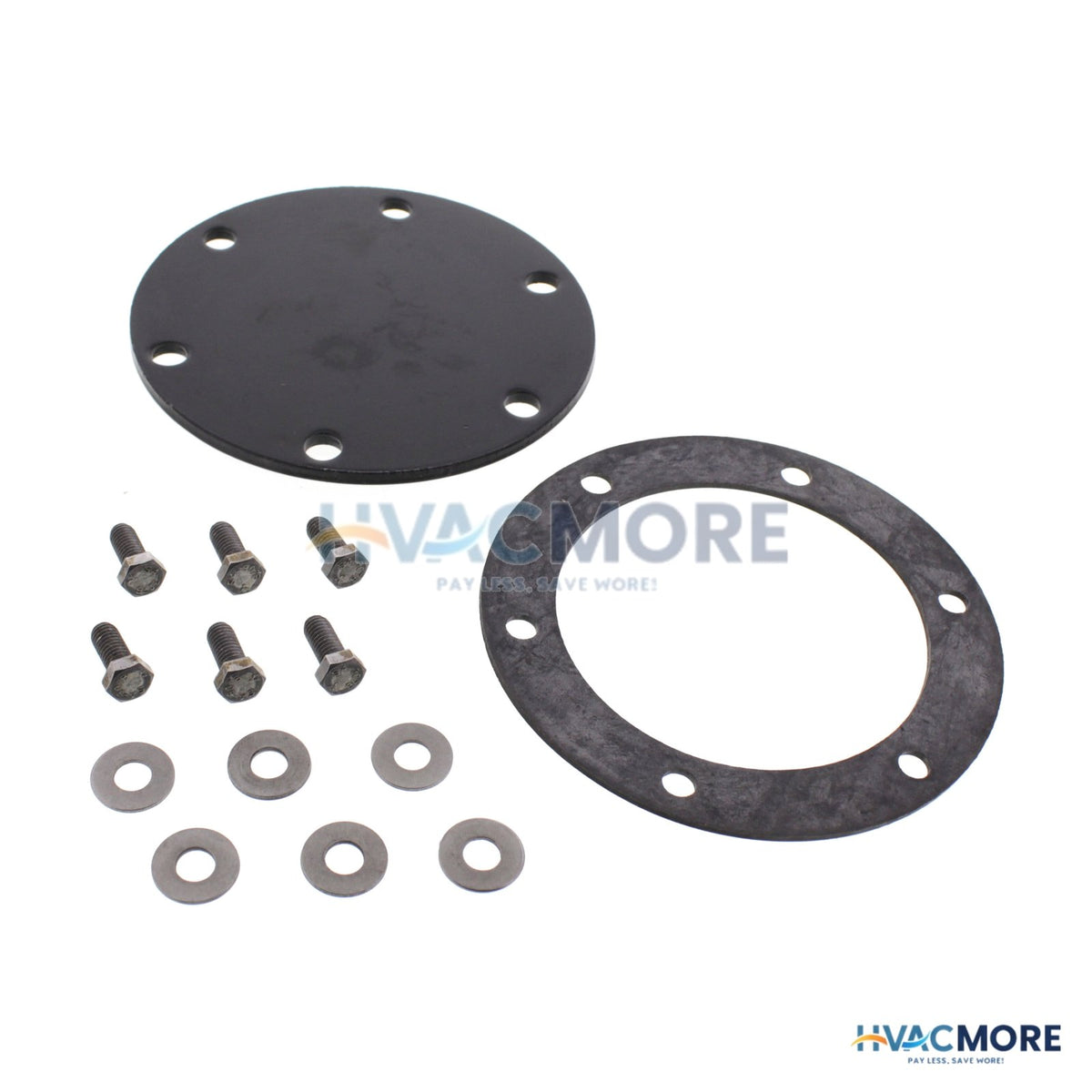 Burnham Blank Heater Cover Plate - W/ Gasket & bolts for 4B, 5B, V3 & V7 Boilers 6036004