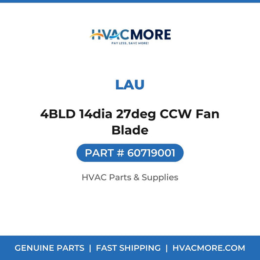 Lau 4BLD 14dia 27deg CCW Fan Blade 60719001