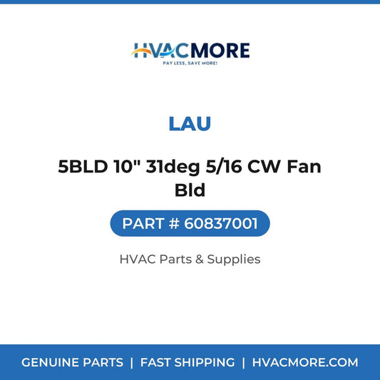 Lau 5BLD 10" 31deg 5/16 CW Fan Bld 60837001