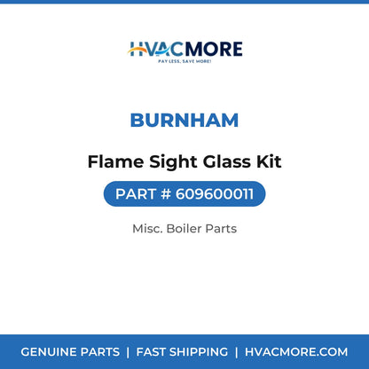 Burnham Flame Sight Glass Kit 609600011