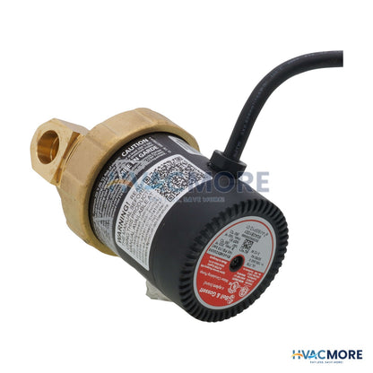 Bell & Gossett Ecocirc Circulator W/ Multi-Speed & Plug, Lead Free Brass (1/2" Sweat) 60A0B1001