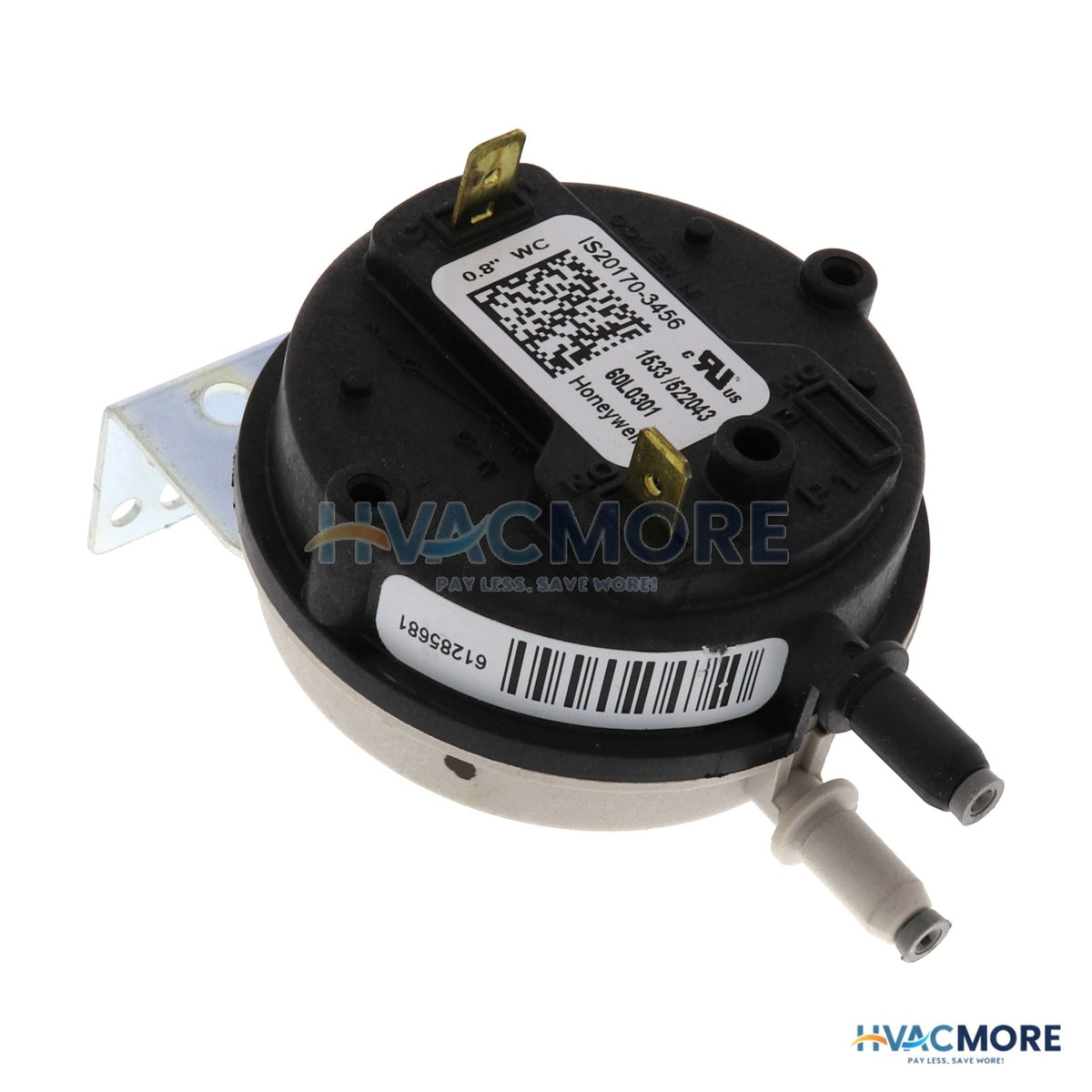 Lennox SPST Pressure Switch .80" WC 60L03