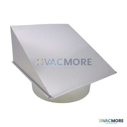 Broan 10" Aluminum Fresh Air Inlet Wall Cap 610FA