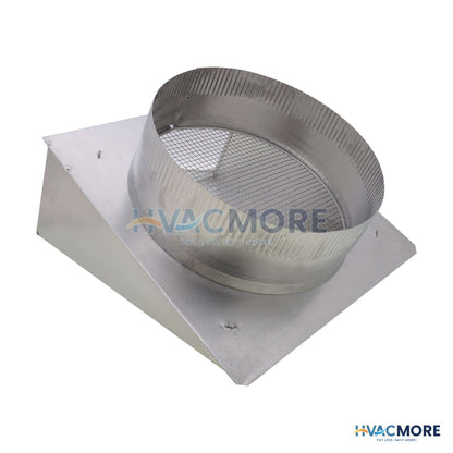 Broan 10" Aluminum Fresh Air Inlet Wall Cap 610FA