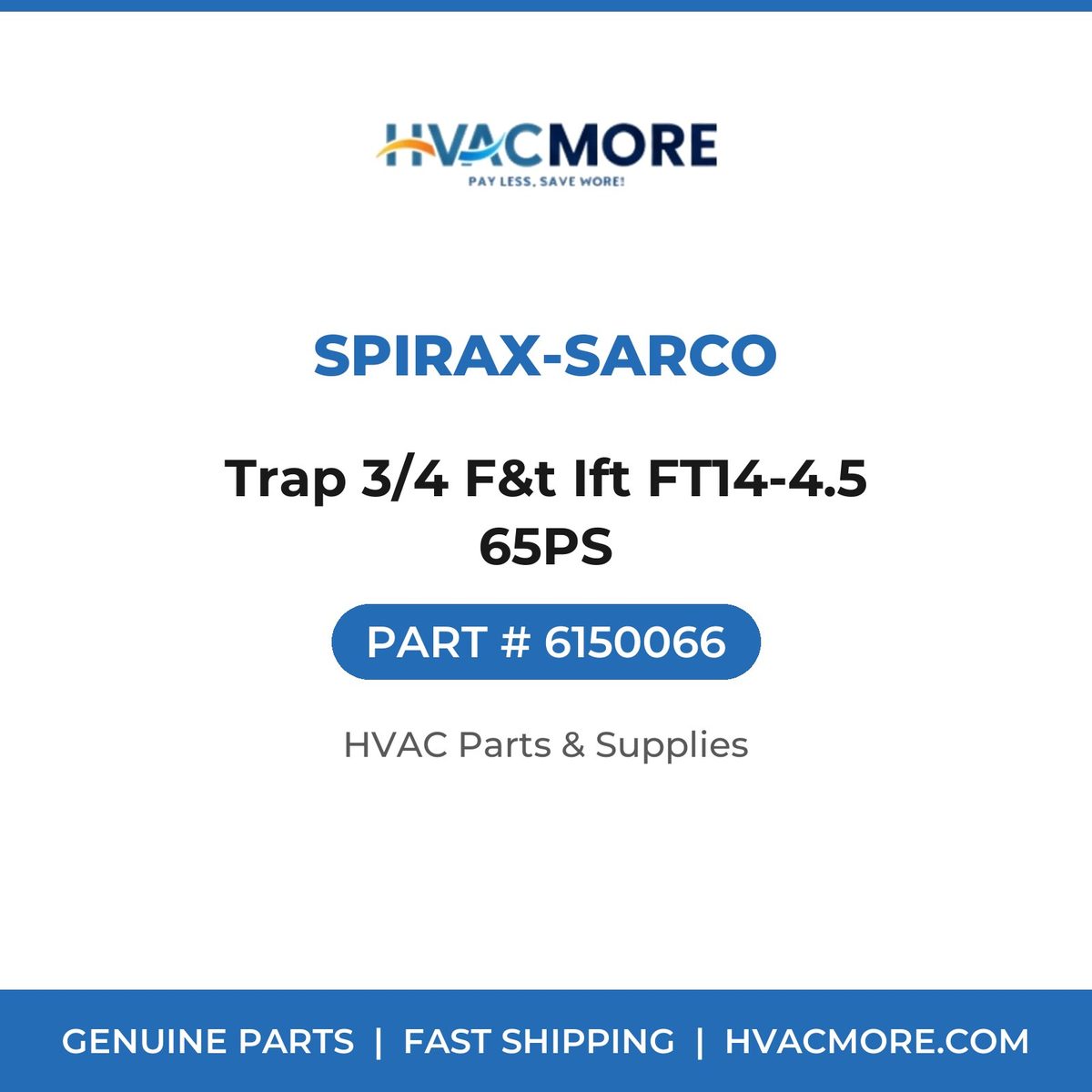 Spirax-Sarco Trap 3/4 F&t Ift FT14-4.5 65PS 6150066