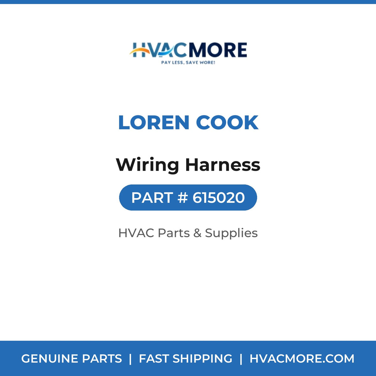 Loren Cook Wiring Harness 615020