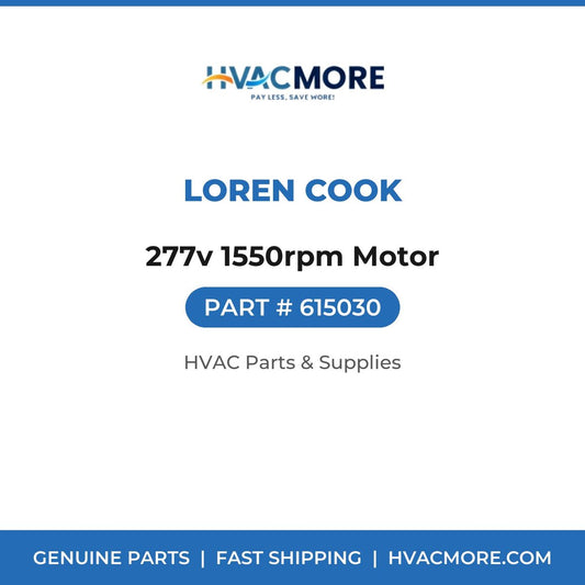 Loren Cook 277v 1550rpm Motor 615030
