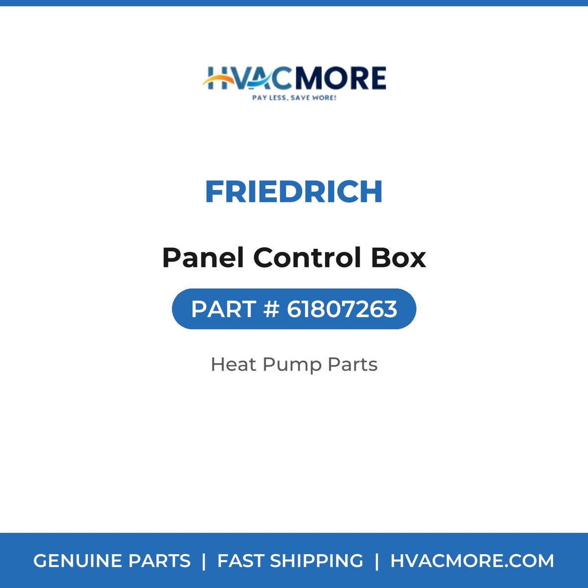 Friedrich Panel Control Box 61807263
