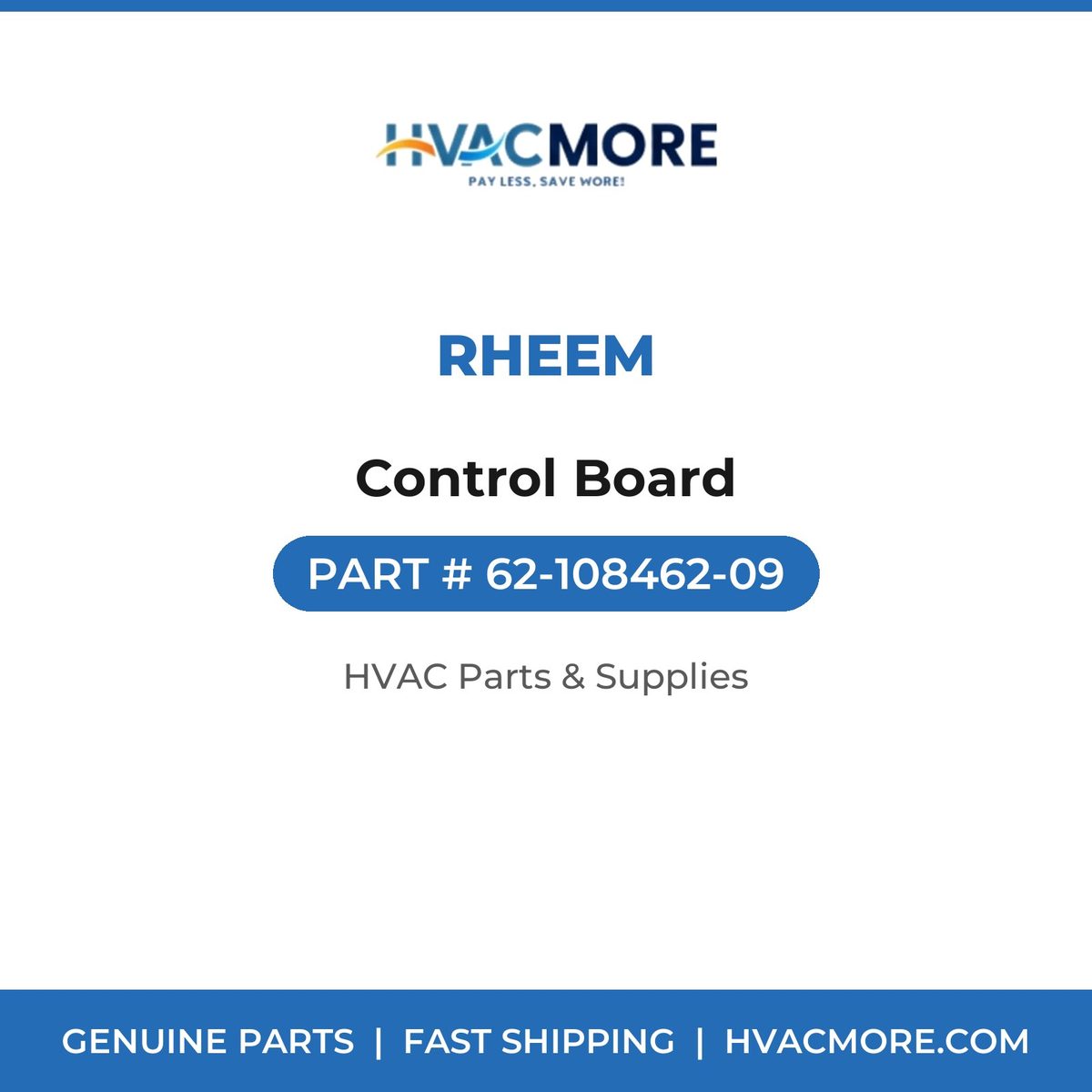 Rheem Control Board 62-108462-09