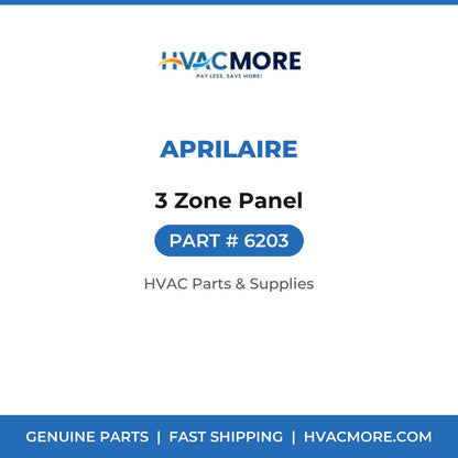 Aprilaire 3 Zone Panel 6203