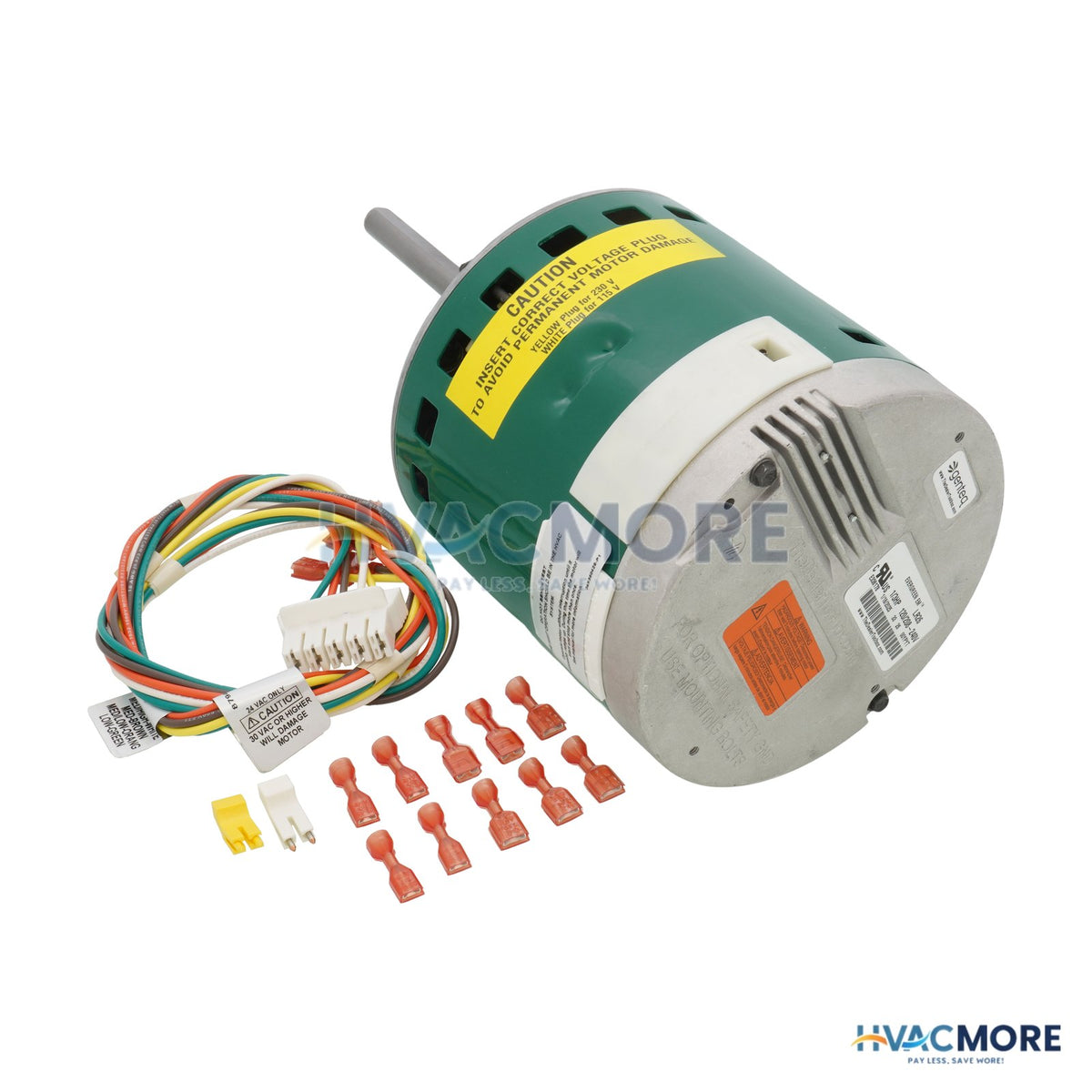 Genteq Motors Evergreen EM Replacement Fan and Blower Motor, 1/3 HP (115/208-230V, 1050 RPM, CCW/CW) 6203X