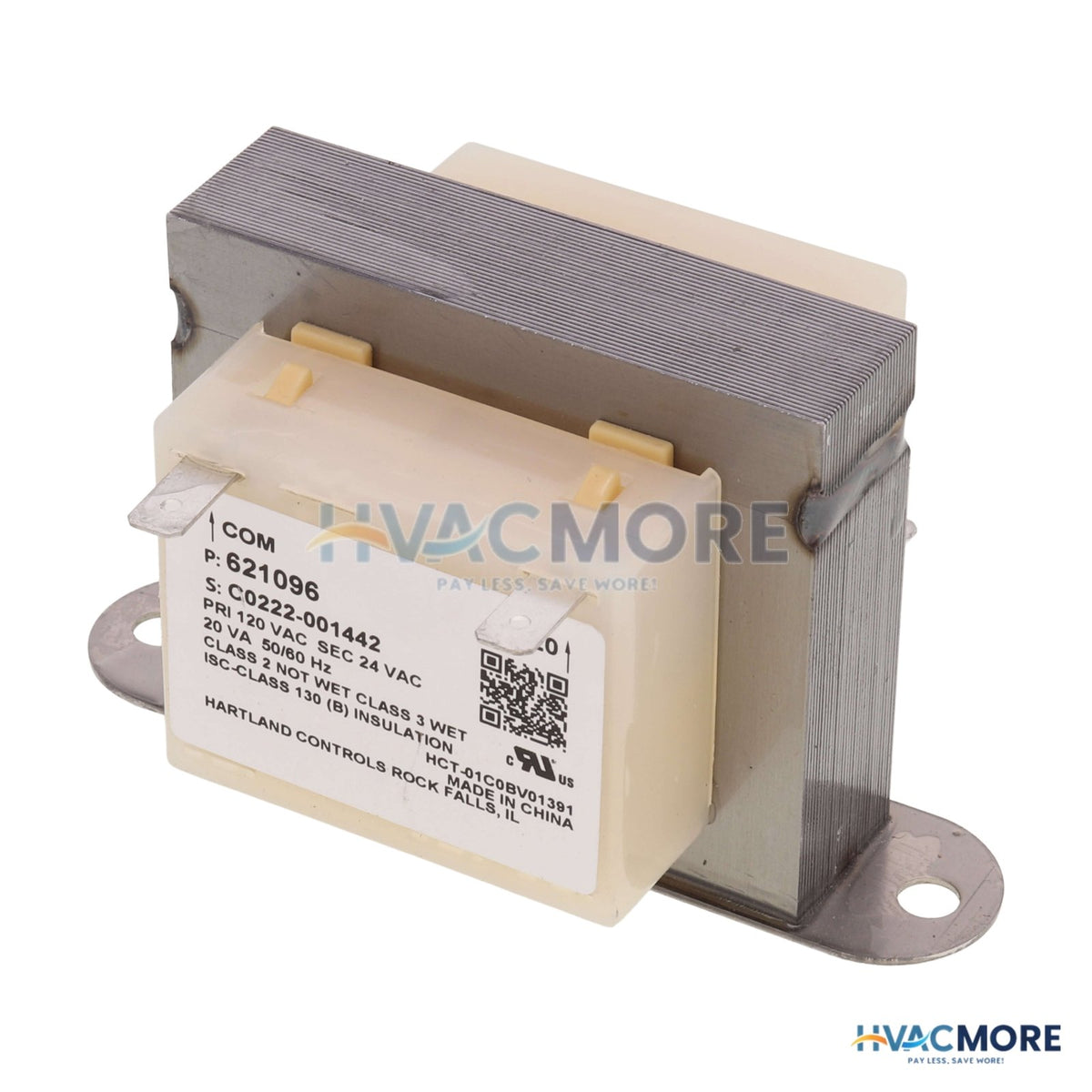 Nordyne 120V Transformer (20VA) 621096R