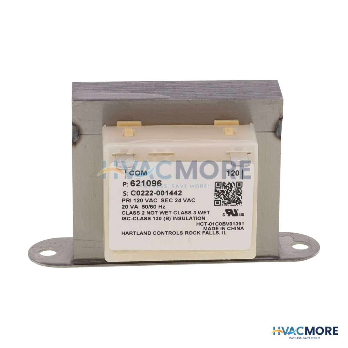 Nordyne 120V Transformer (20VA) 621096R