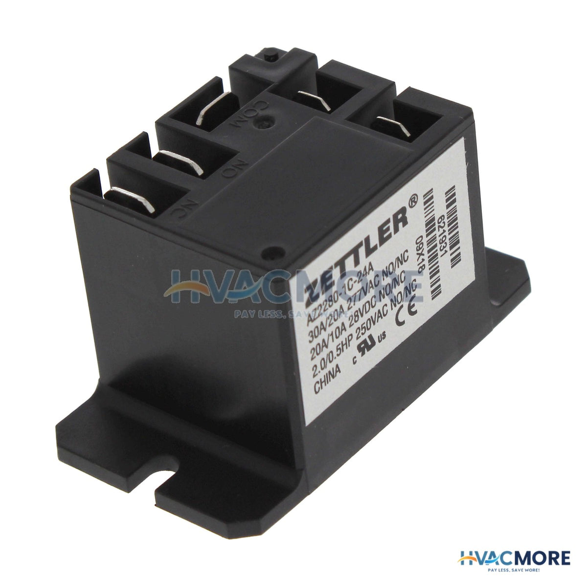 Nordyne SPDT NO/NC 20/10 Relay 621931R