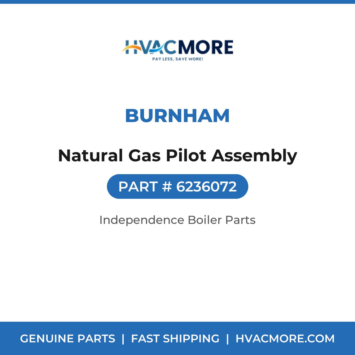Burnham Natural Gas Pilot Assembly 6236072
