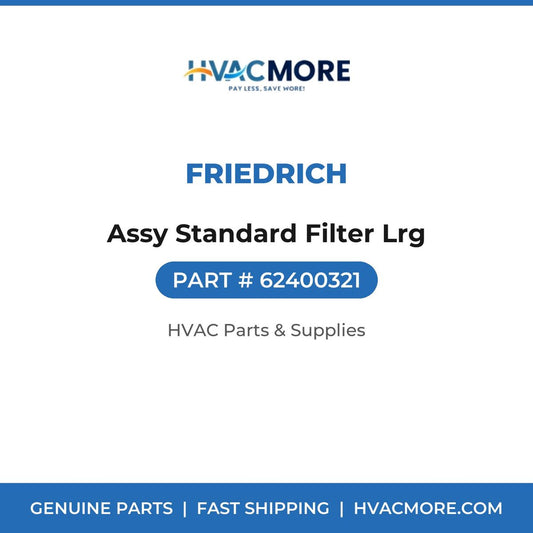 Friedrich Assy Standard Filter Lrg 62400321