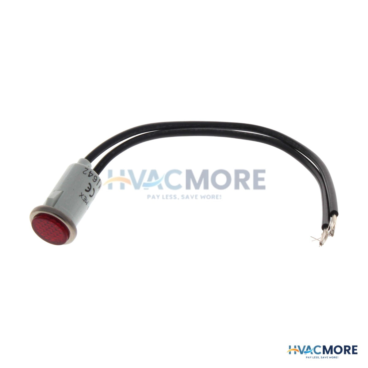 DiversiTech Red Snap-In Pilot Light, 6" Leads, 250V (Pack of 5) 625-L2