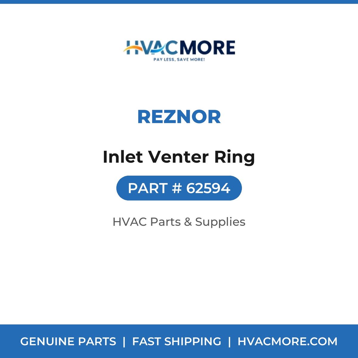 Reznor Inlet Venter Ring 62594