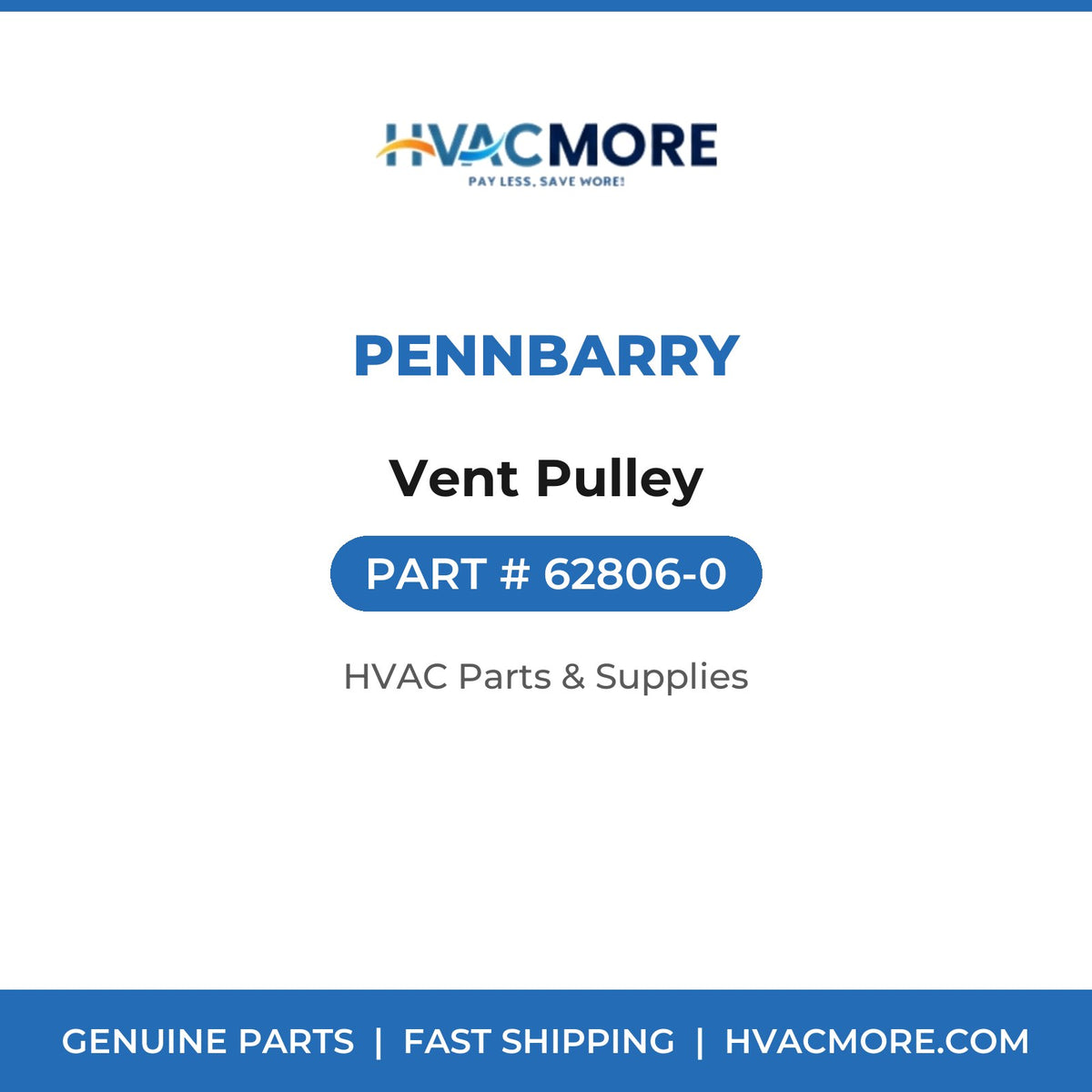 PennBarry Vent Pulley 62806-0