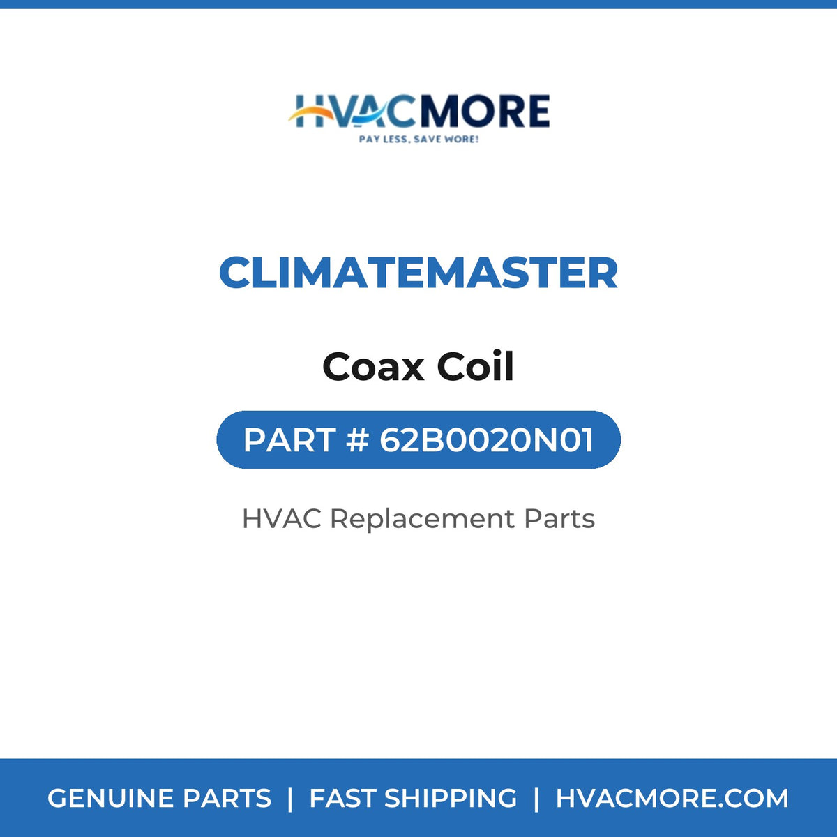 ClimateMaster Coax Coil 62B0020N01
