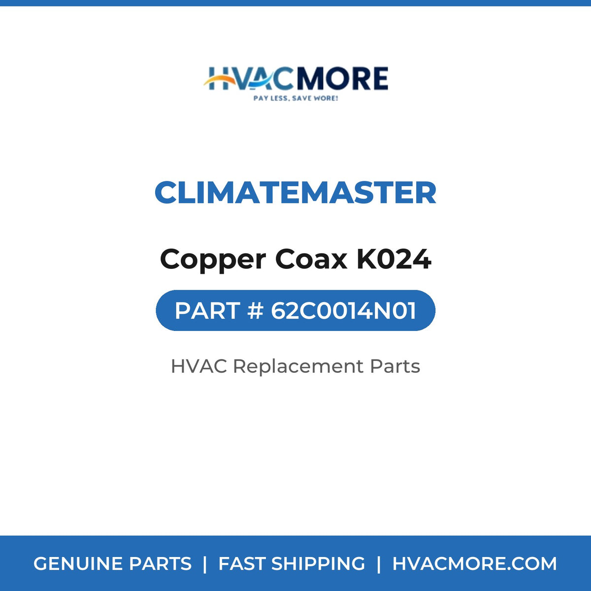 ClimateMaster Copper Coax K024 62C0014N01