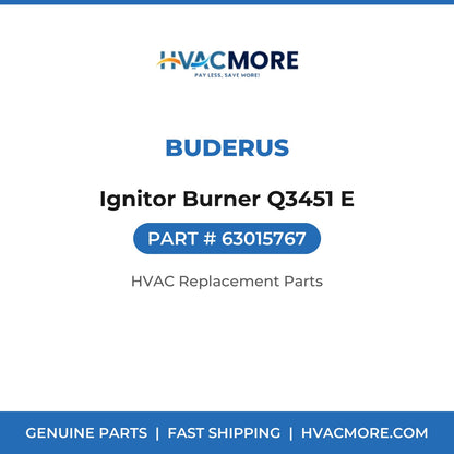 Buderus Ignitor Burner Q3451 E 63015767