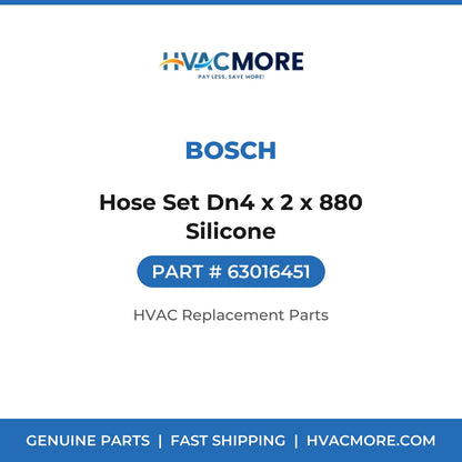 Bosch Hose Set Dn4 x 2 x 880 Silicone 63016451