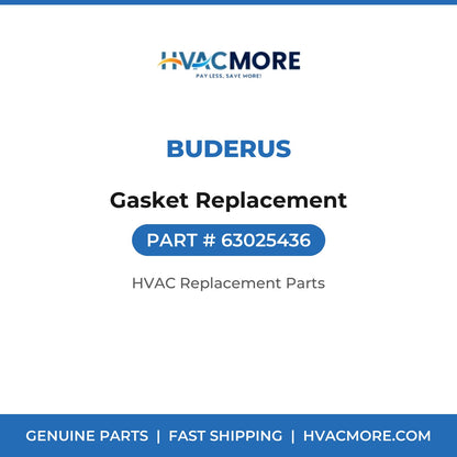 Buderus Gasket Replacement 63025436