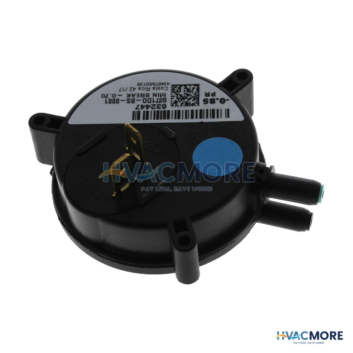 Nordyne 0.85" WC SPST Pressure Switch 632447R