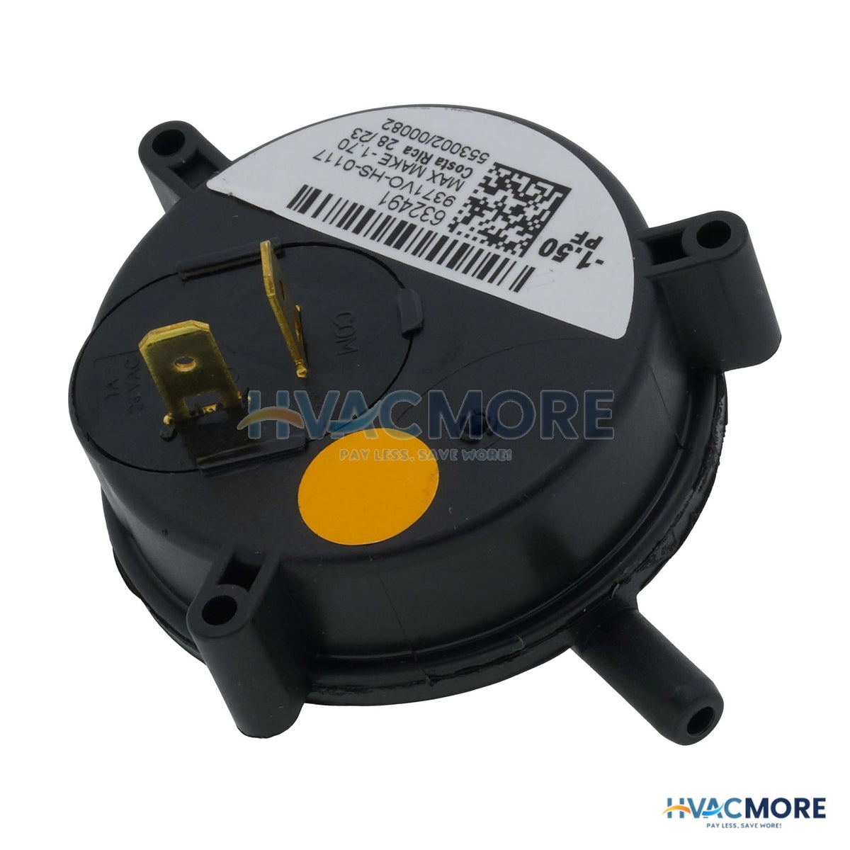 Nordyne 1.50"WC SPST Pressure Switch 632491R