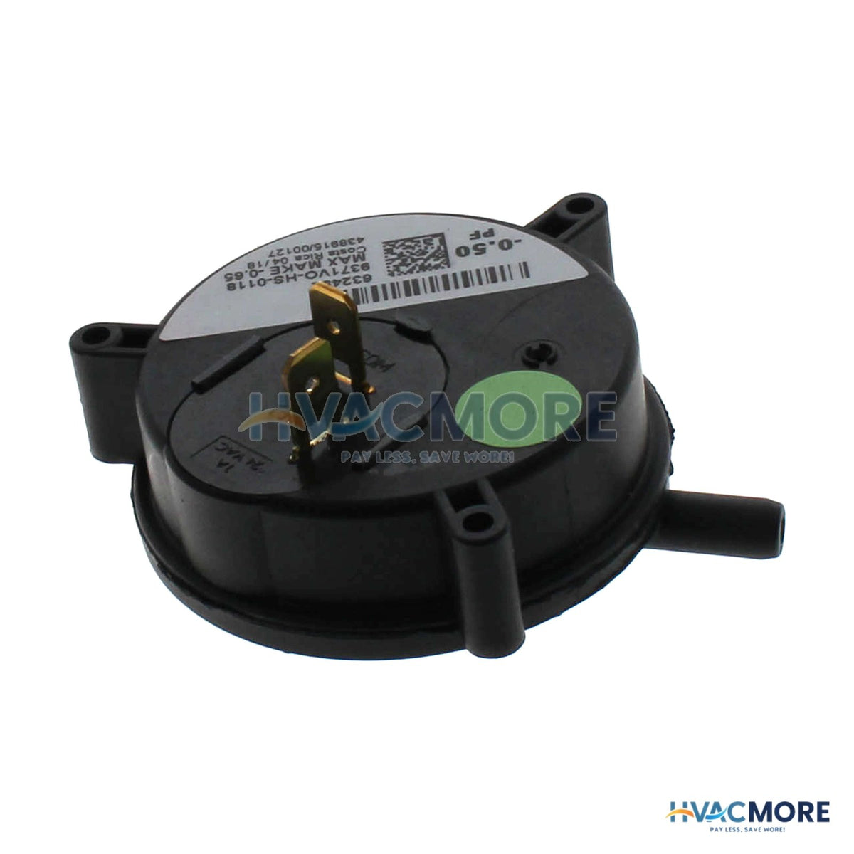 Nordyne 0.50"WC SPST Pressure Switch 632492R